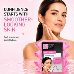 Global Beauty Care wipe in hand removing makeup, fast effective removal benefit