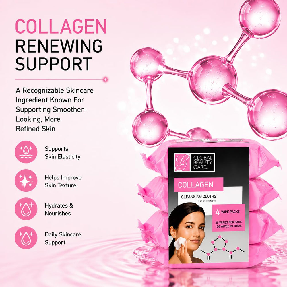 Global Beauty Care wipe removing waterproof mascara, gentle eye area benefit