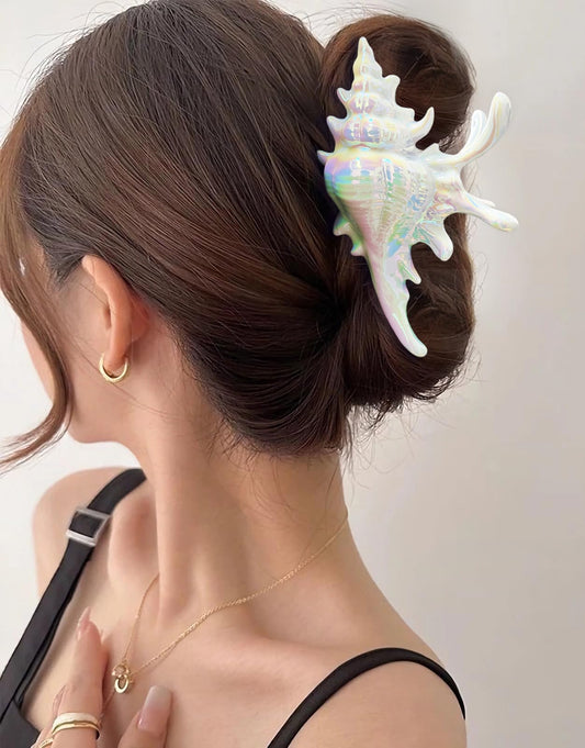 Glorig close-up of seashell texture for stylish detail benefit