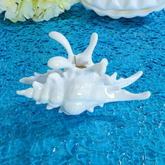 Glorig conch holding thick hair demonstrating strong, no-slip hold
