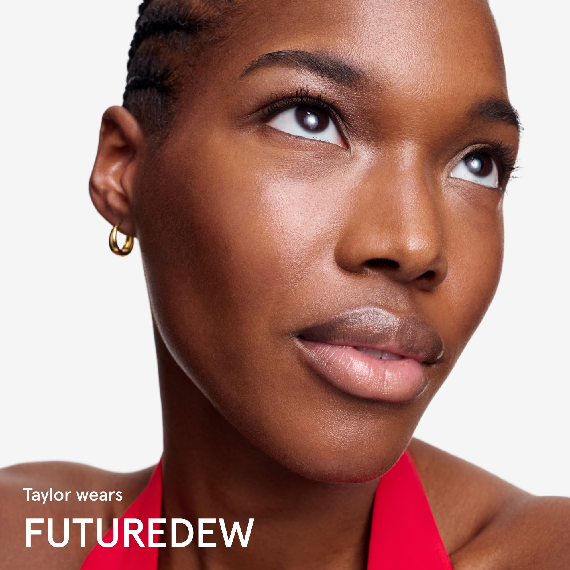 Glossier Futuredew label and ingredients list for transparency benefit