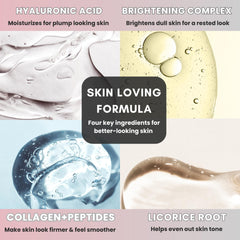 Glov Beauty lifestyle vanity scene suggesting quick pre-event glow