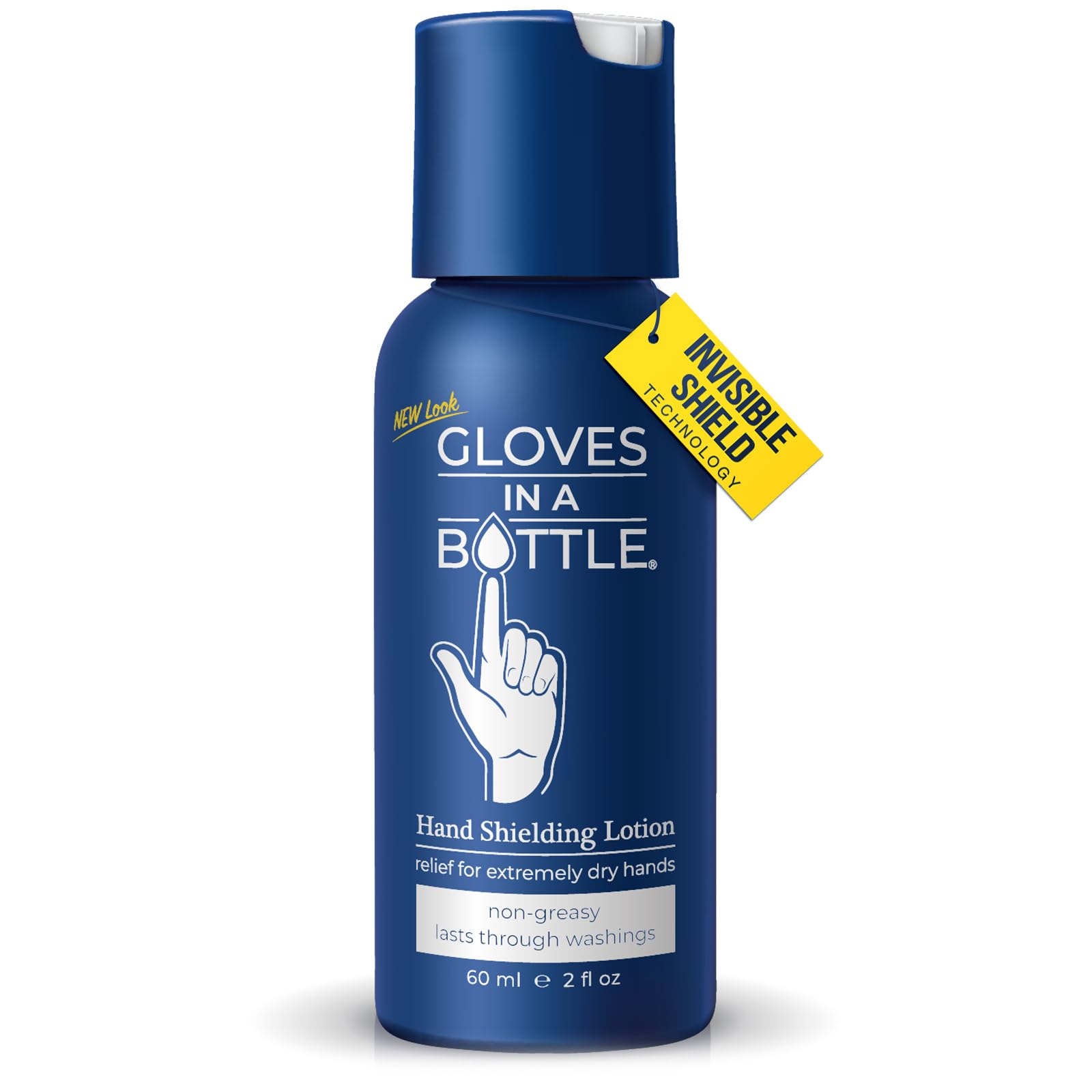 Gloves In A Bottle front packaging showing travel 2 oz tube and protective benefits