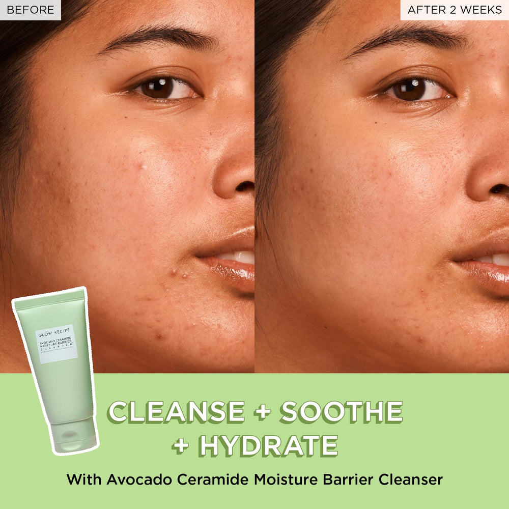 Glow Recipe BHA toner pouring into hand illustrating exfoliation and smoother texture