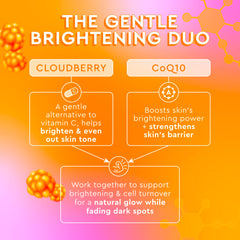 Glow Recipe packaging label detail showing clear ingredient and vegan claim