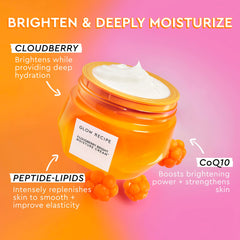 Glow Recipe whipped cream texture close-up demonstrating lightweight hydration