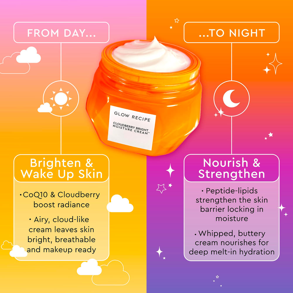 Glow Recipe model applying cream to face showing smooth makeup prep