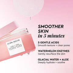 Glow Recipe embossed pad texture close-up highlighting polishing action for smoother skin