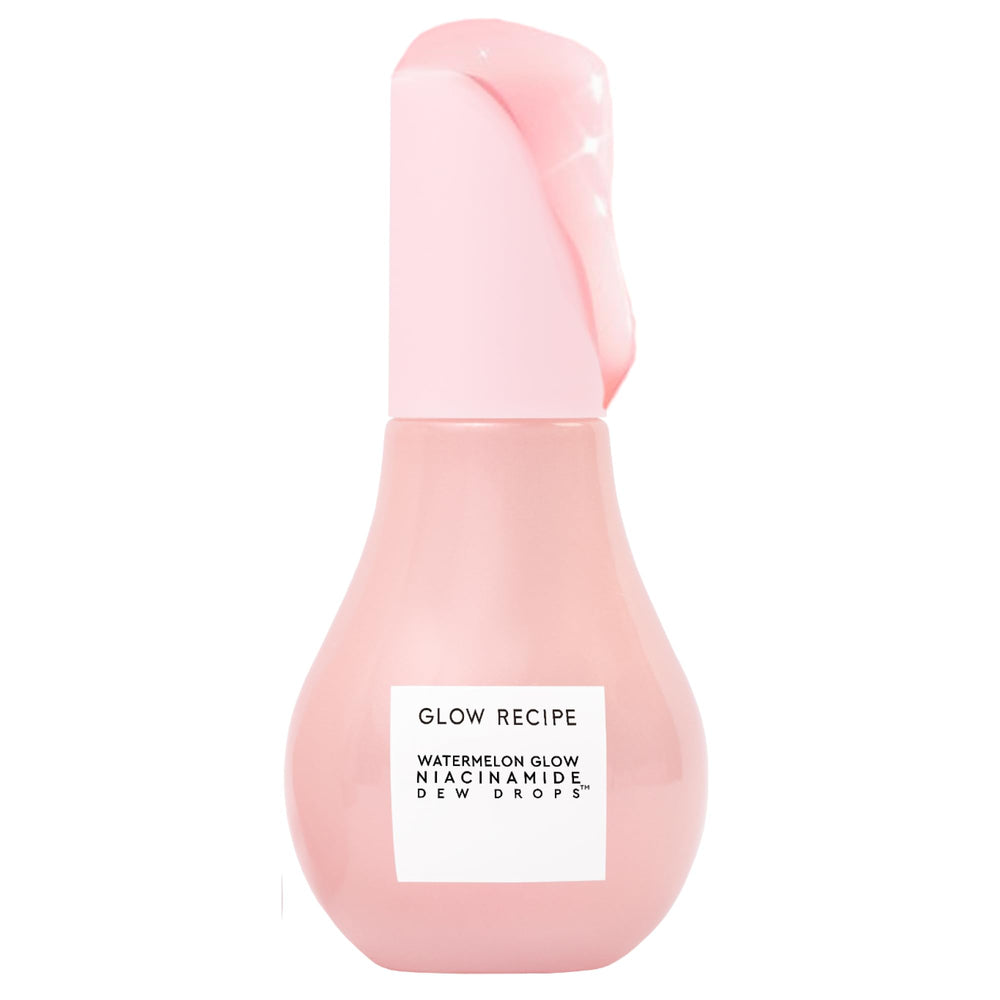Glow Recipe front bottle shot showing sleek packaging and product clarity benefit