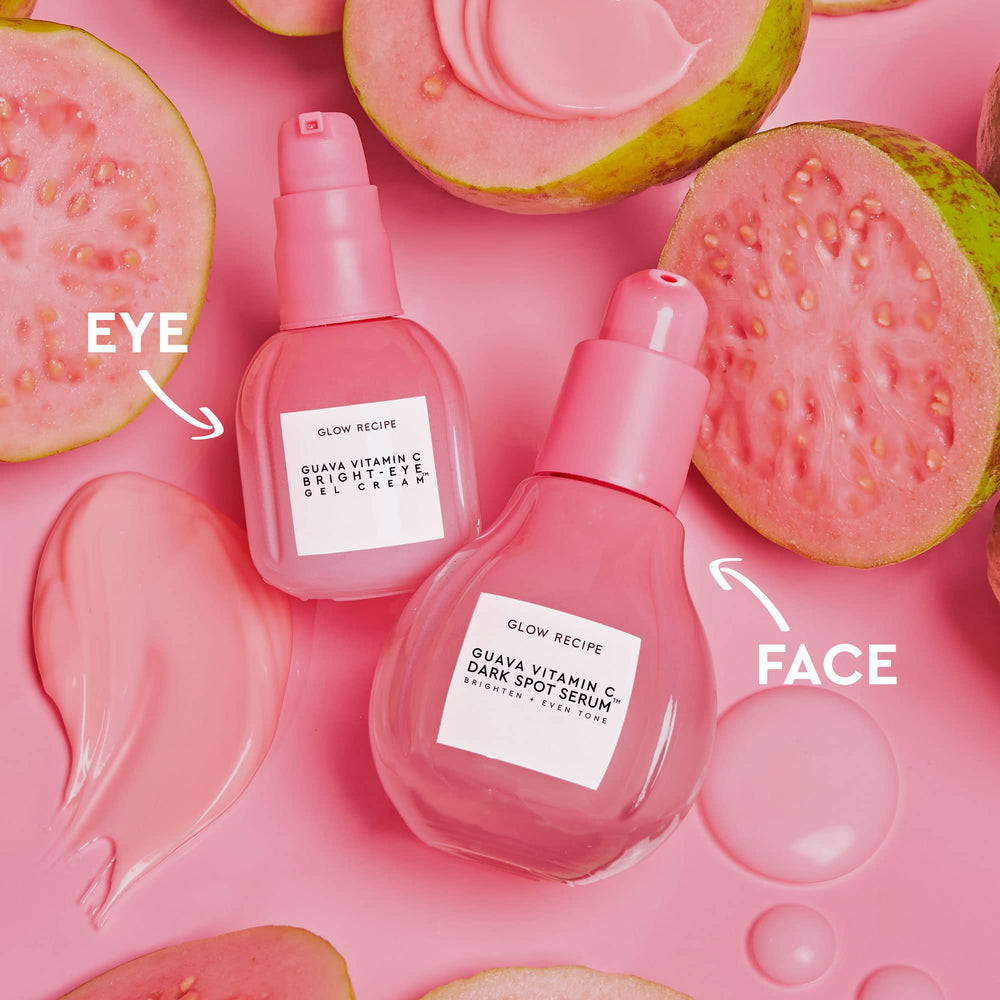 Glow Recipe swatches showing matte-to-dewy finish for makeup prep benefit