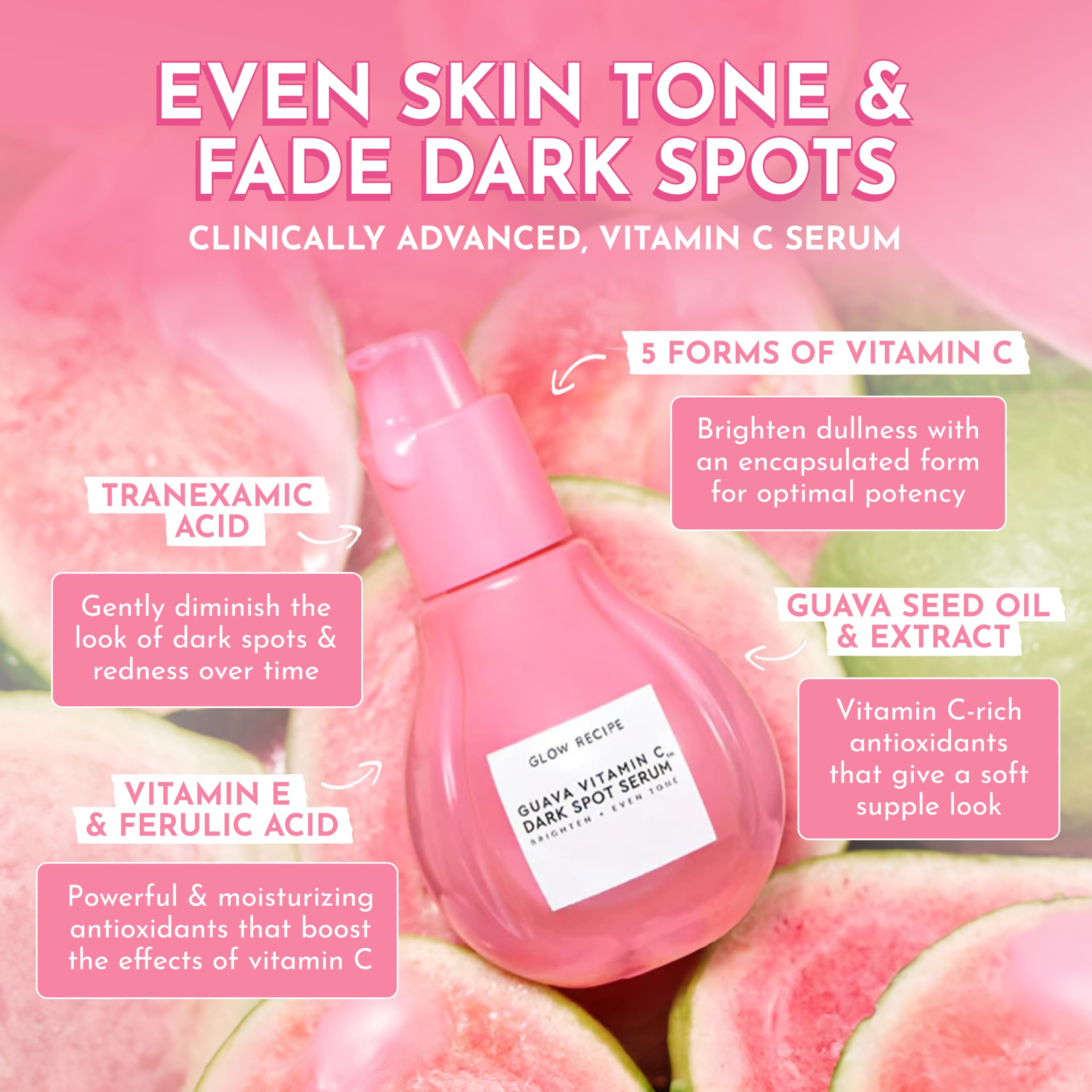 Glow Recipe pink serum texture close-up showing lightweight absorption