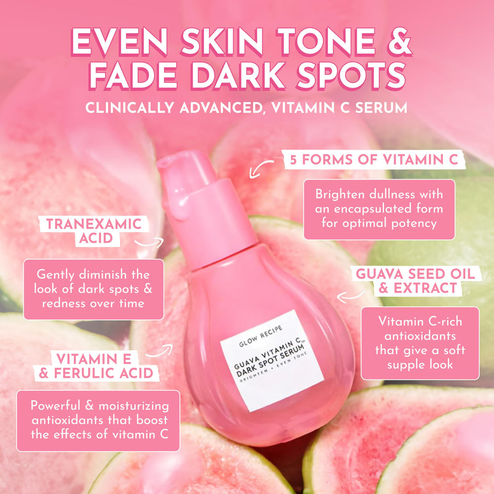 Glow Recipe pink serum texture close-up showing lightweight absorption