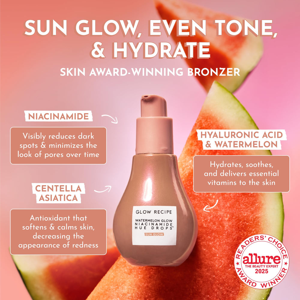 Glow Recipe mixed with foundation in bowl to show added luminosity and dewy effect