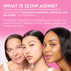 Glow Recipe serum in morning routine setup illustrating layerable makeup prep benefit