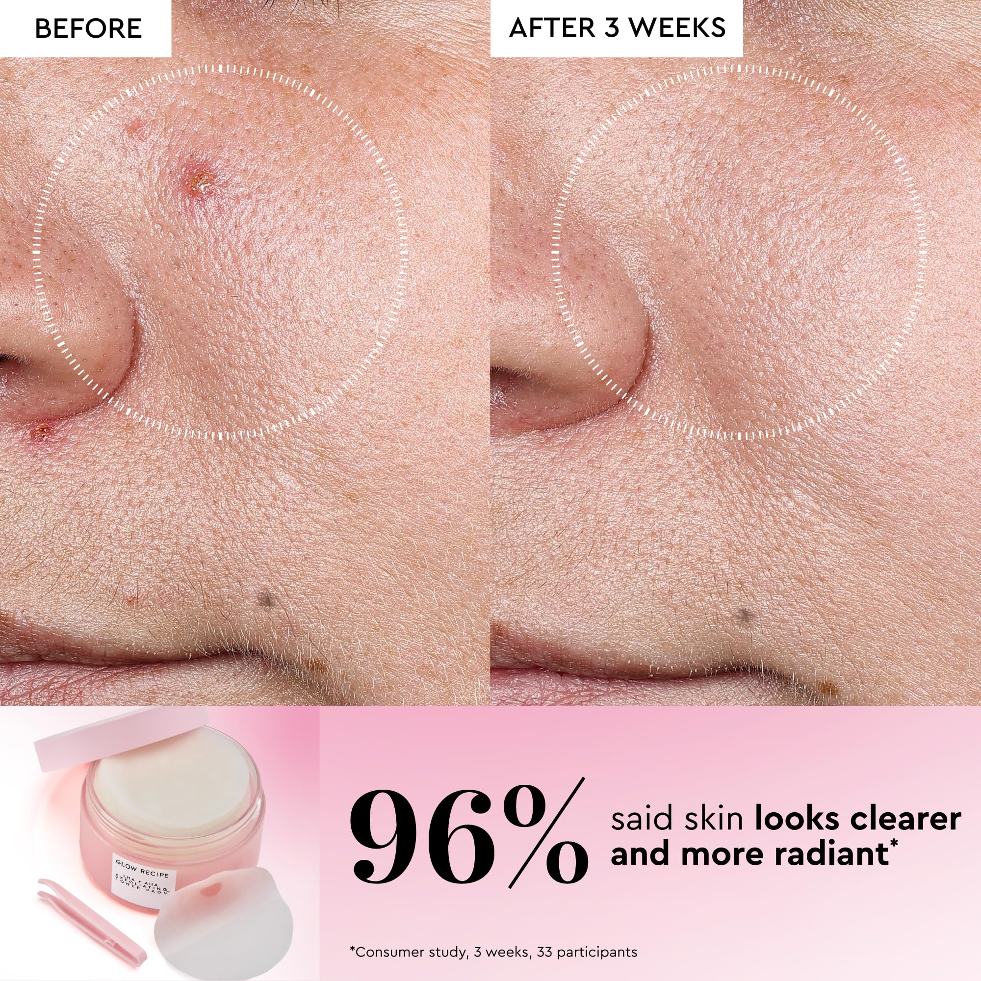 Glow Recipe silky smooth pad side close-up showing gentle finish and comfort