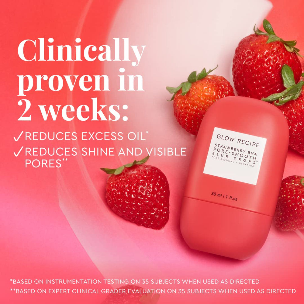 Glow Recipe on bathroom shelf portraying daily skincare routine benefit