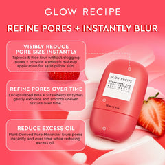 Glow Recipe creamy-gel texture close-up showing smooth, matte finish