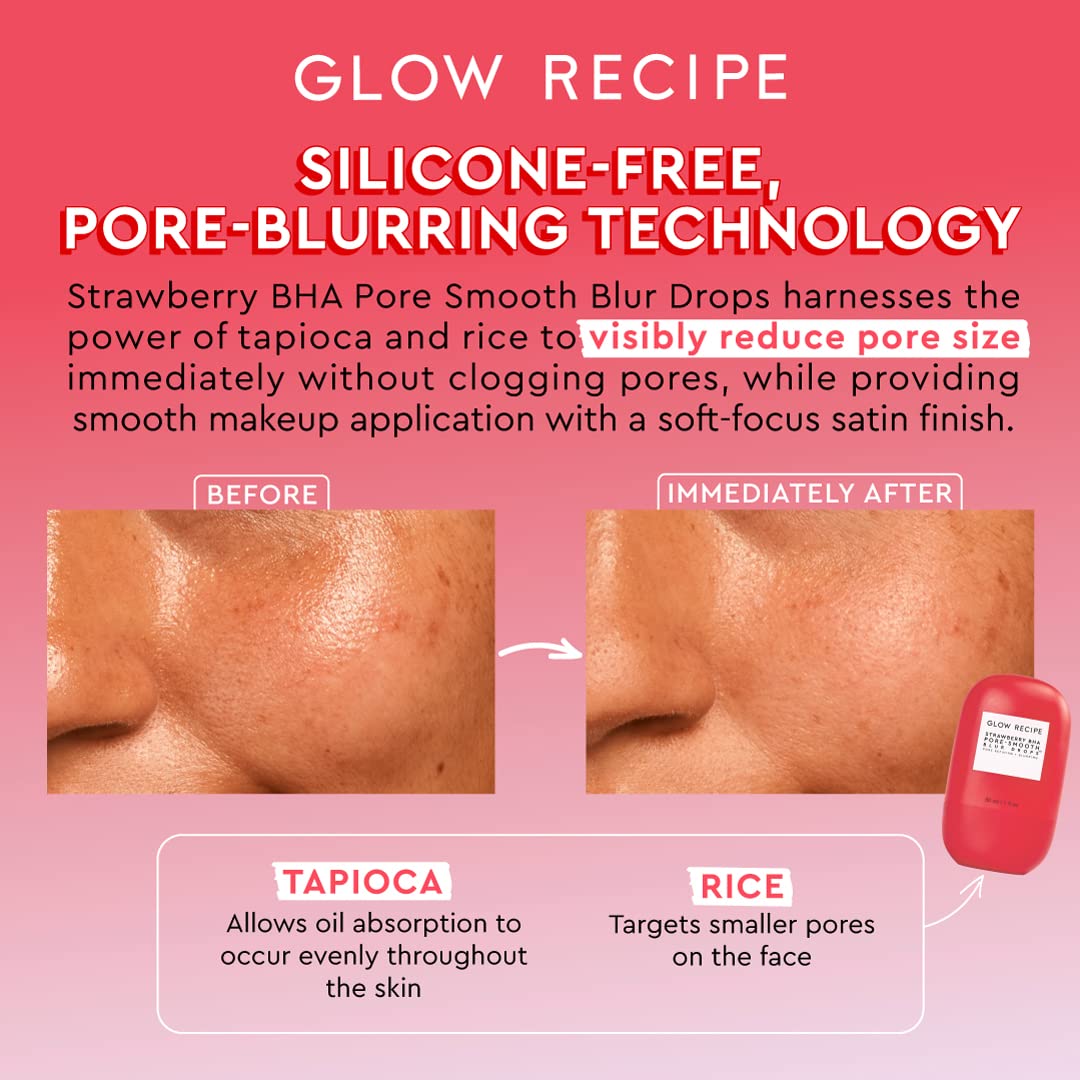 Glow Recipe patting serum onto skin demonstrating easy fingertip application