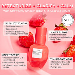 Glow Recipe strawberry extract ingredient close-up highlighting natural-scented formulation benefit