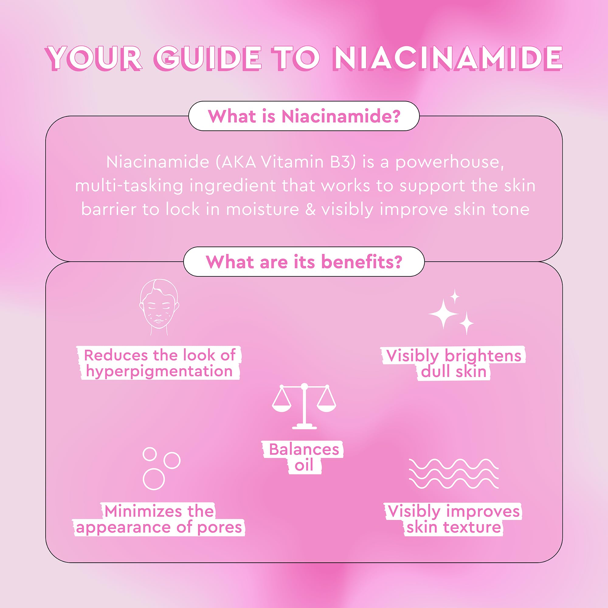Label detail of Glow Recipe sunscreen stick listing hyaluronic acid and niacinamide benefits