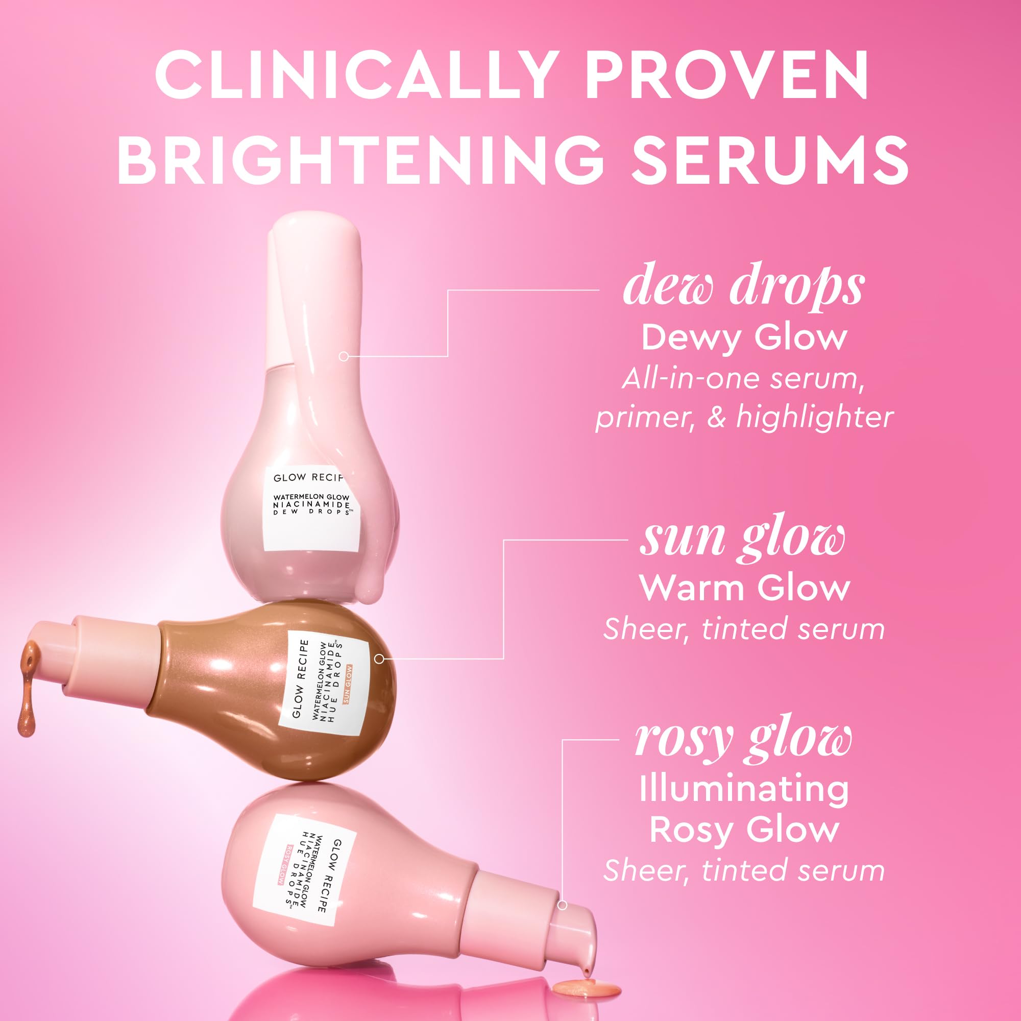 Glow Recipe bottle on bathroom counter suggesting daily skincare ritual
