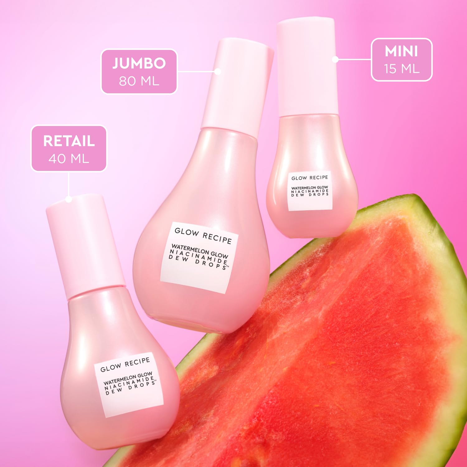 Glow Recipe used as liquid highlighter on temples for natural radiance