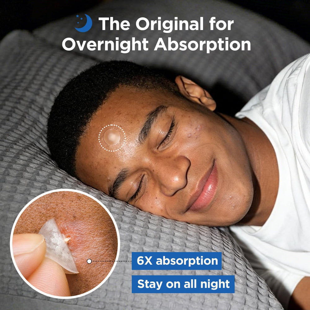 Glowpatch overnight absorbent patch demonstrating strong adhesion and absorption