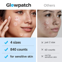 Glowpatch size compared to coin demonstrating scale and coverage