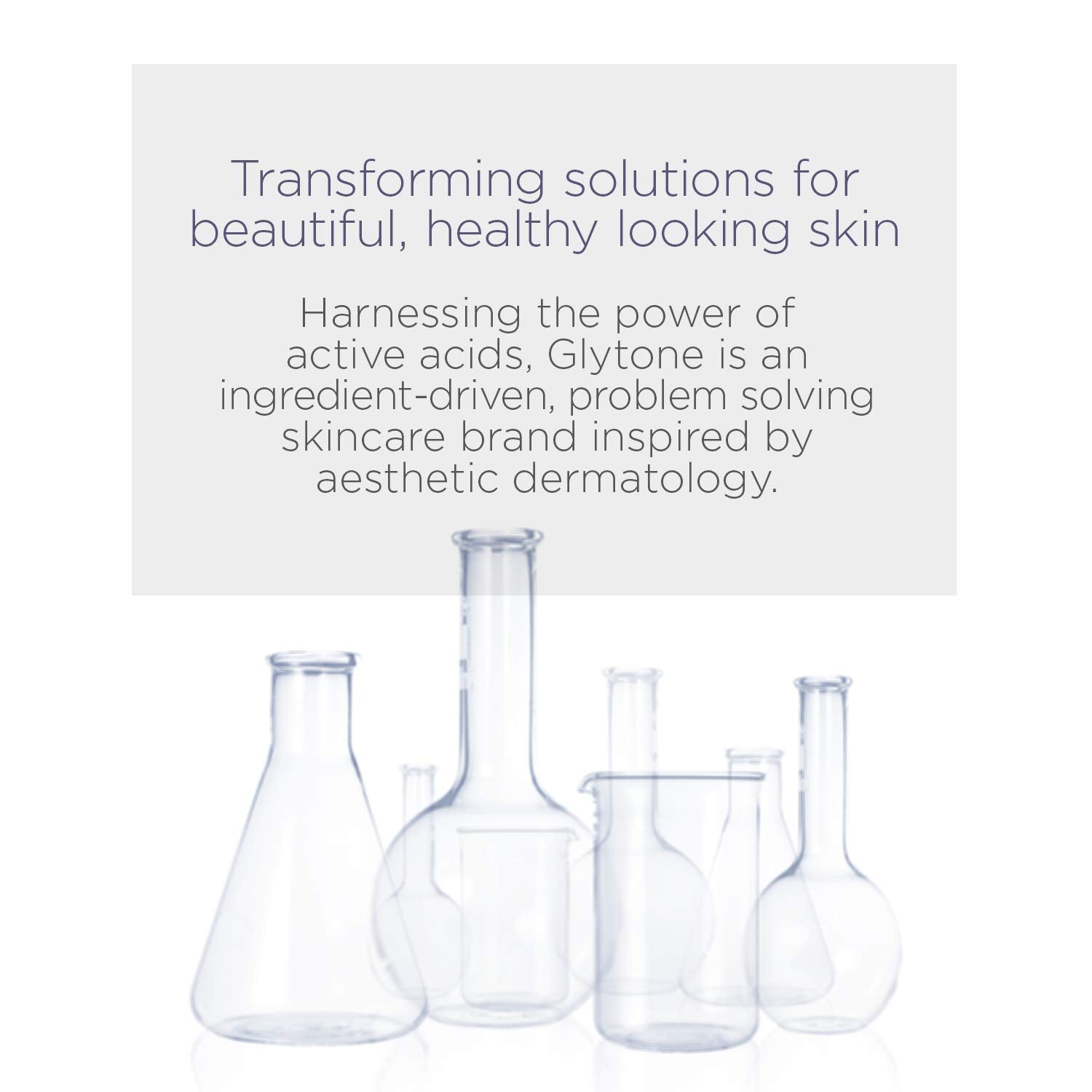 GLYTONE bottle on bathroom shelf in lifestyle setting for daily routine