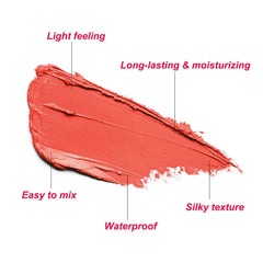 GMaxit blush applied on cheek demonstrating natural dewy color and lasting wear