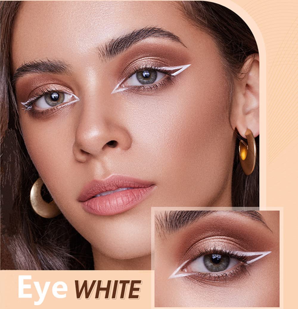 Go Ho pencil in use on inner eye corner to brighten and open the gaze