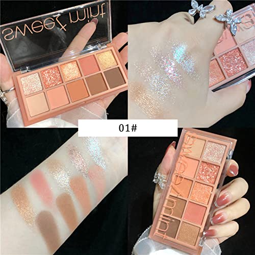 Go Ho applied daytime eye look showing subtle peach-brown definition and soft blend