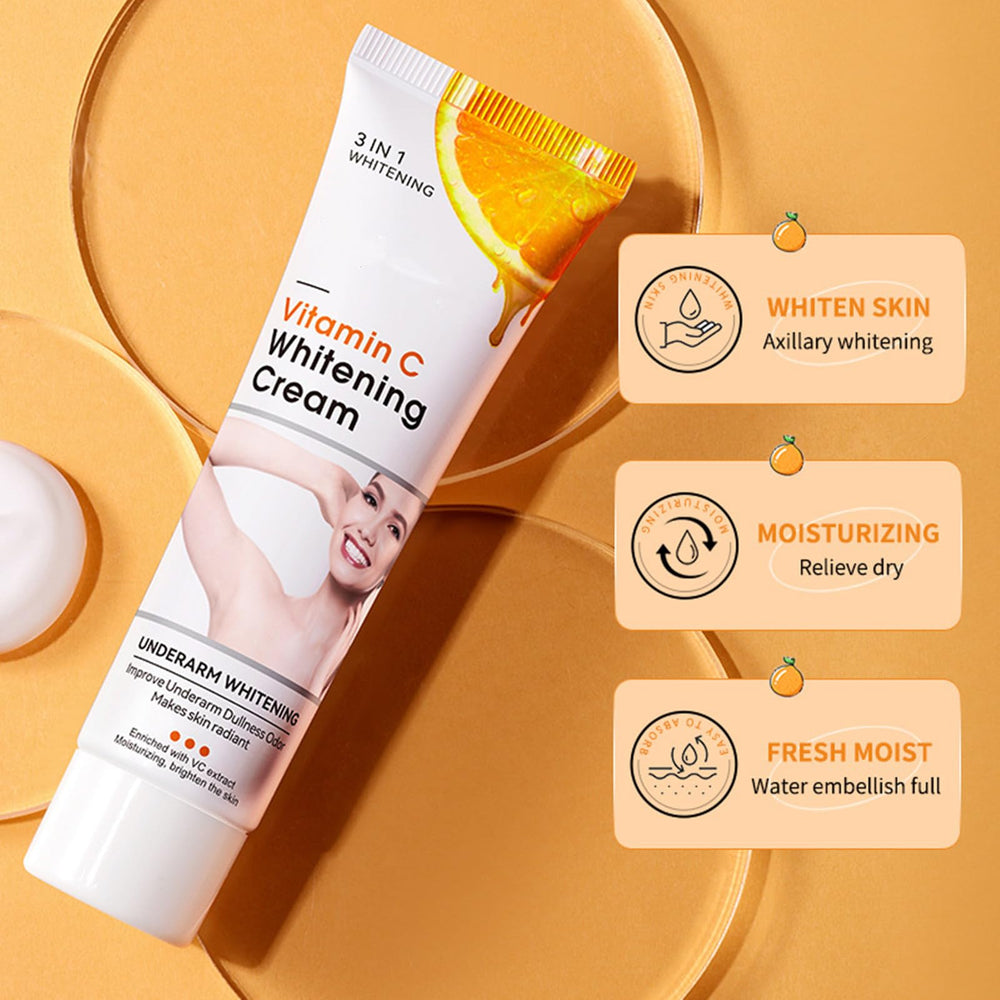 Go Ho being applied to underarm, reduces visible dullness appearance