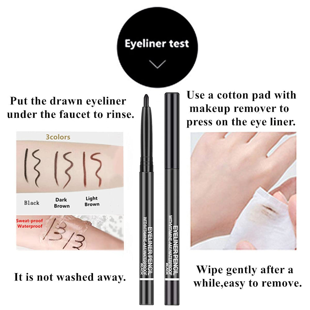 Go Ho eyeliner creating a winged eye look for defined lashes and dramatic effect