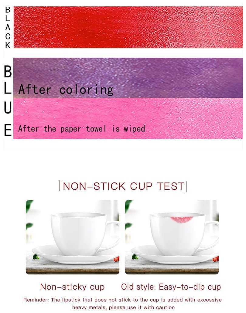 Go Ho lipstick being applied from tube in hand to show ease of use and portability