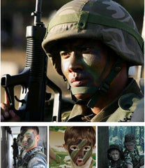 Go Ho blended camo detail showing seamless color transitions for realism