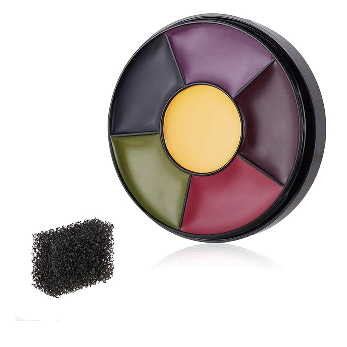 Go Ho bruise wheel front view showing six colors and clear layout for easy selection