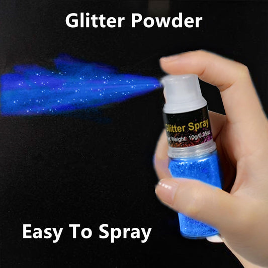 Go Ho close-up ultra-fine glitter texture, shows holographic sparkle details