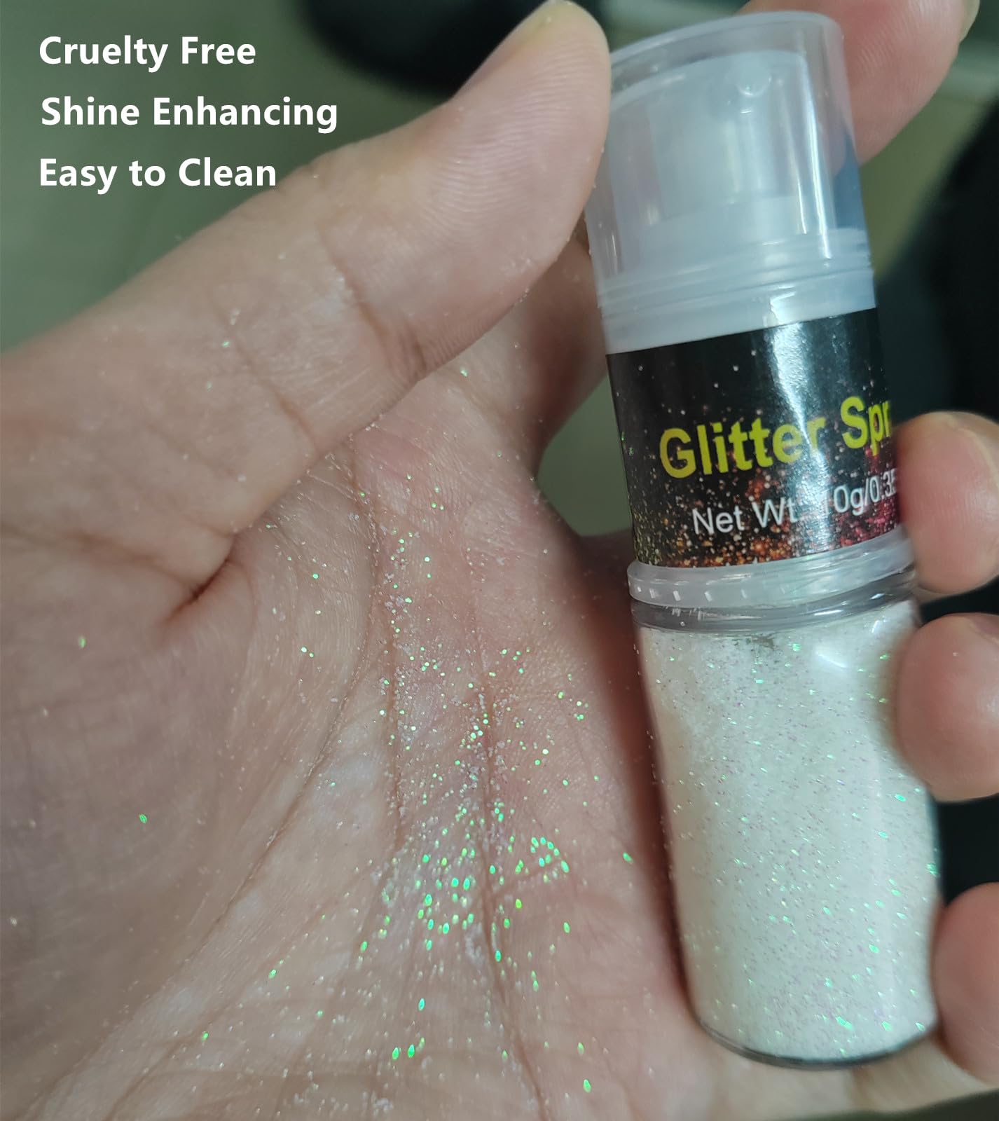 Go Ho glitter used in paper craft collage, brand gives precise shine