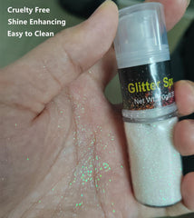 Go Ho glitter used in paper craft collage, brand gives precise shine