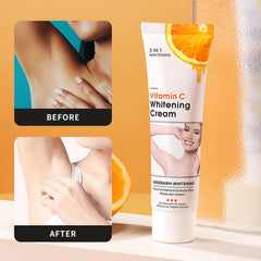 Go Ho cream dispensed in hand, demonstrates easy absorption benefit