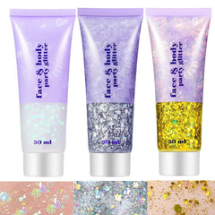 Go Ho front packaging showing glitter gel for bold event sparkle