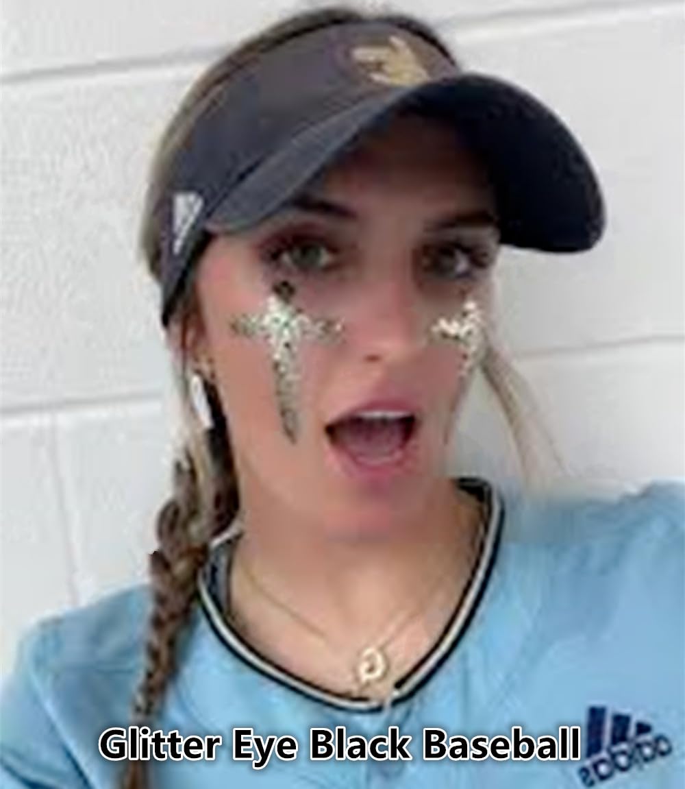 Go Ho glitter on hairline and lips highlighting versatile cosmetic accents