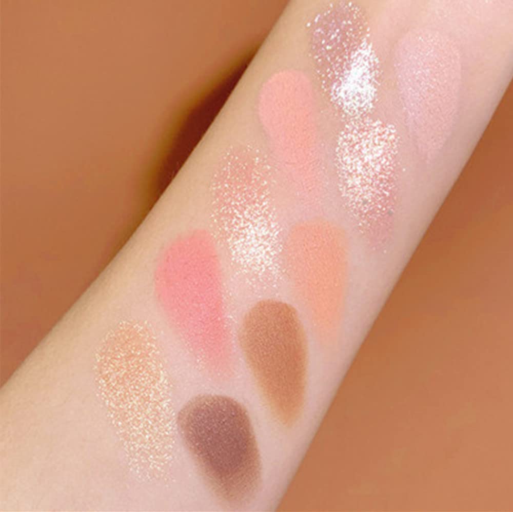 Go Ho arm swatches of matte shades demonstrating blendable payoff and natural finish