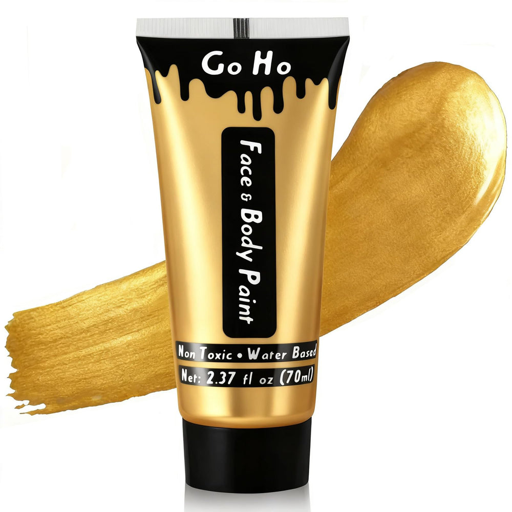 Go Ho metallic gold front view showing rich pigment and reflective finish