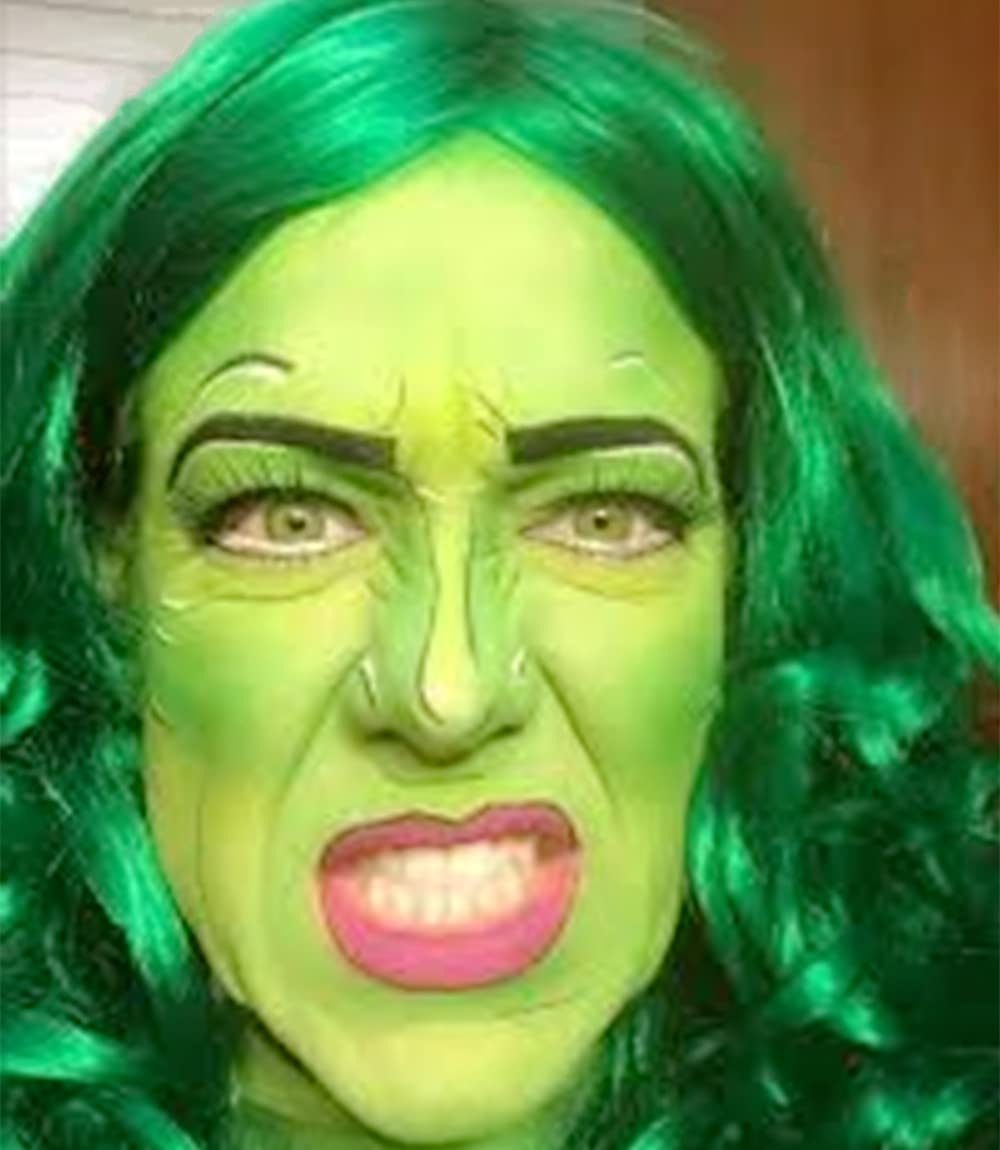 Go Ho ogre green on body detail highlighting matte finish and opacity