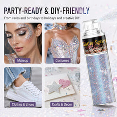 Go Ho applied at party scene showing festival-ready sparkle