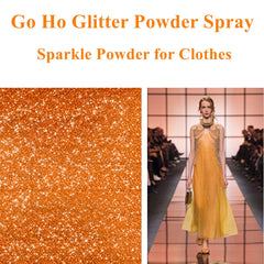 Go Ho pump action spraying dry powder for quick, uniform glittering