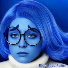 Go Ho festival scene with painted cosplayer highlighting bold color and event-ready benefit
