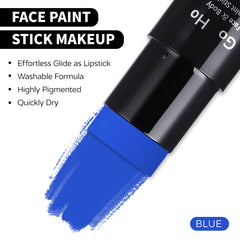 Go Ho paint stick in hand for size comparison and easy, precise application benefit